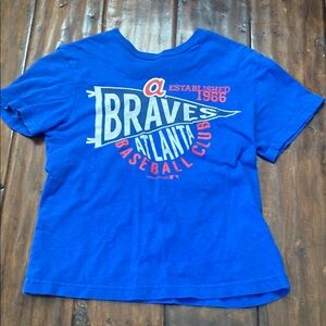 Blue Atlanta Braves Kids T-Shirt